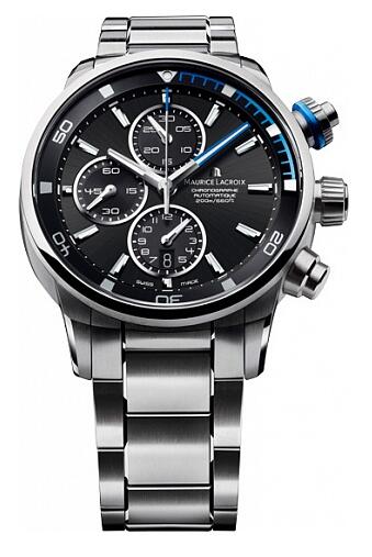 Maurice Lacroix Pontos Chronograph S Blue PT6008-SS002-331-1 Replica Watch